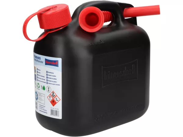 Benzinkanister 5L -HÜNERSDORFF- schwarz