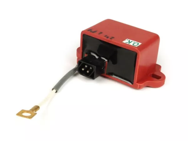 CDI -AEL- Conector central de 4 polos - usado para motor LML 125/150cc 2 tiempos