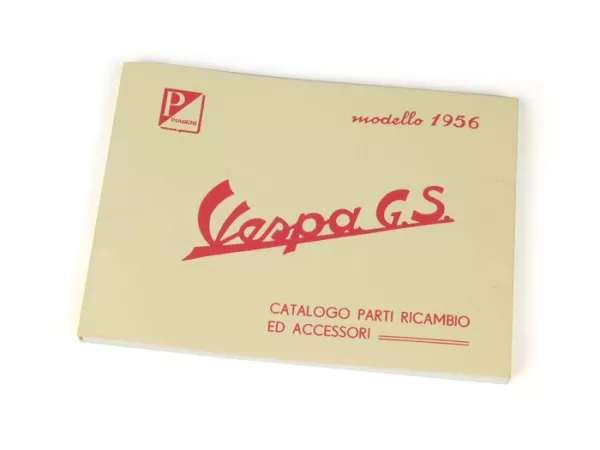 Spare parts catalogue -VESPA- Vespa GS150 (VS2 - 1956)