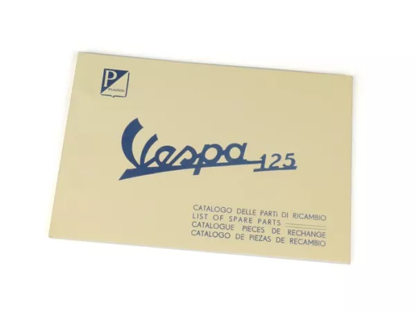 Boek onderdelencatalogus -VESPA- Vespa 125 VNB