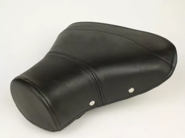 Sella -QUALITÀ OEM, posteriore- Vespa Largeframe - con rivetti laterali - Nero
