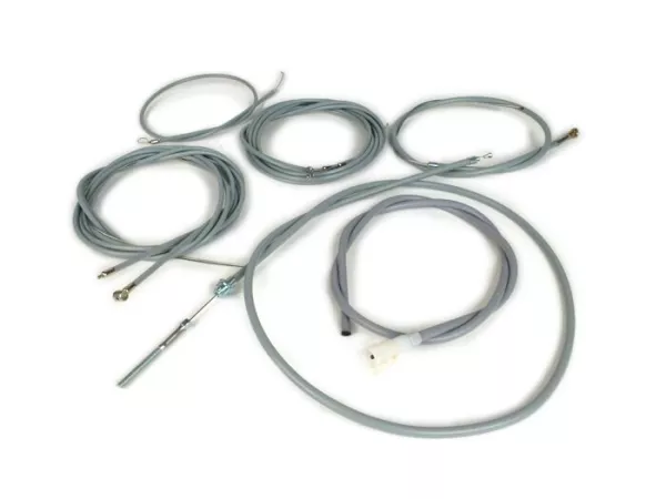 Cable set -RMS- Vespa PX EFL (1984-1997) - PTFE grey
