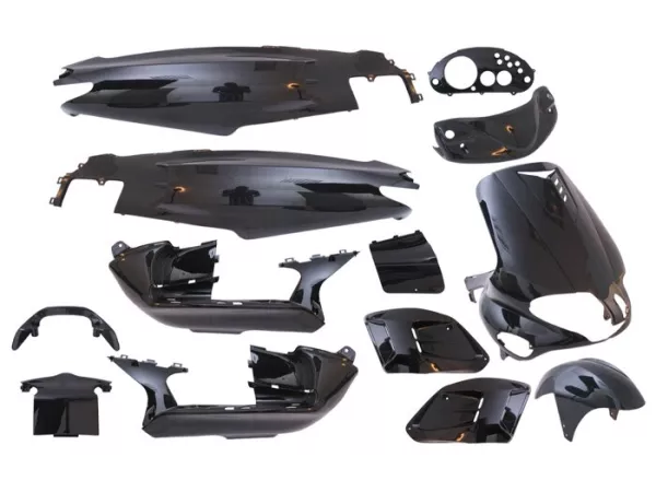Body part kit -EDGE- 15 pcs - Gilera Runner (-2005) - black