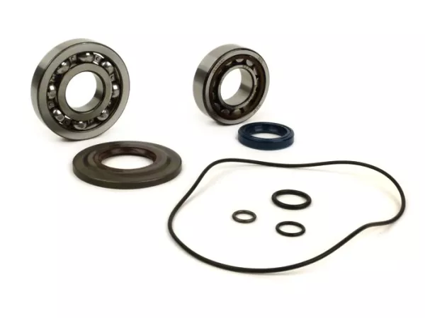 Juego de cojinetes - Juego de retenes para cigüeñal - CALIDAD OEM - Vespa T5 (125cc) VNX5T - Metal