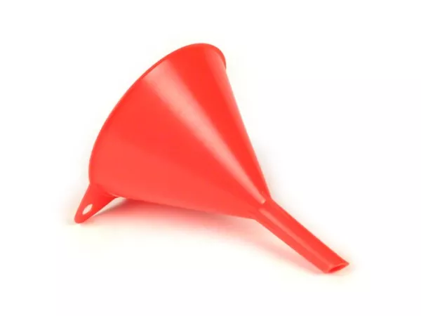 Trichter - Benzintrichter - Einfülltrichter -HÜNERSDORFF- Ø 164 mm- (HDPE) - rot