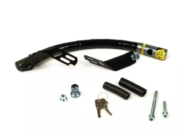 Kunci stang -CLM Chic- Vespa V50, 50N, V90, PV, ET3, PK S, PK XL, PK XL2, PX, T5 125cc, Cosa, Sprint, GT, GTR, TS, Rally, Super, GS160, SS180, VNA, VNB, VBA, VBB, GL150 - digunakan sebagai pelindung anti-pencurian untuk dipasang di stang