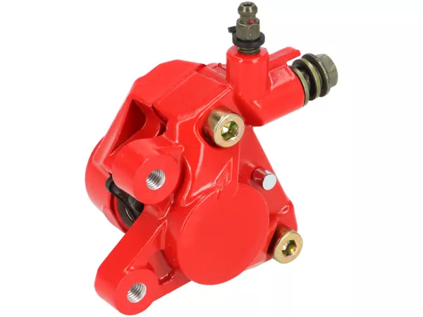 Voorremklauw rood-OEMKWALITEIT BREMBO / GRIMECA Style- Aprilia SR 50, Gilera Runner 50 (-2005), Piaggio TPH, NRG,Peugeot Speedfight1, Speedfight2, X-Fight, Yamaha Aerox (YQ50/L), BW's, Jog R, JogRR, MBK Booster, Nitro (YQ50/L), MachG