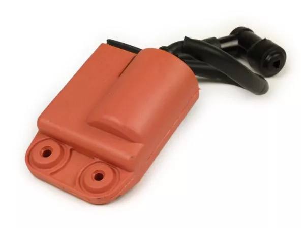 Juego CDI - incl. conector de bujía y cable -CALIDAD OEM 4 polos- Piaggio 50-80 ccm vehículos con carburador hasta 1998 (pre Hi-Per 2), Vespa PKS