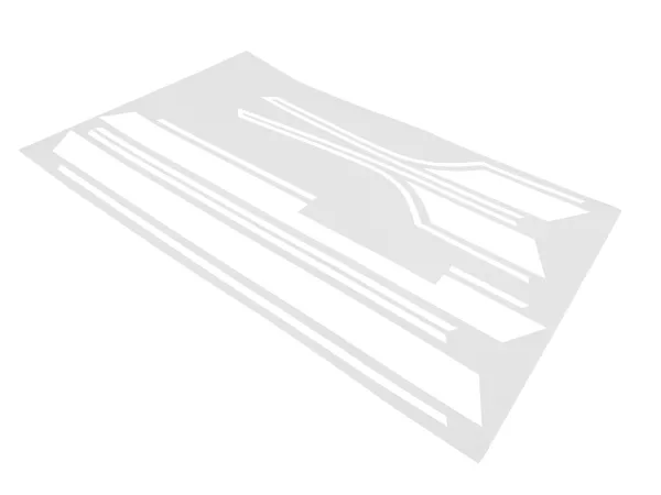 Stickerset -VESPA- Vespa PX - wit