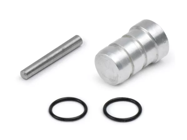 Plug with o-rings for oilpump hole -OEM QUALITY- Vespa Vespa PX80, PX125, PX150, PX200, T5 125cc, Cosa125-200 - alloy