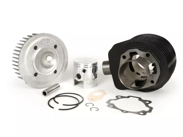 Cilinder -DR177 ccm 3 kanaal (bewerkt voor PX80 motorhuis)- Vespa PX80 (krukas PX125 is vereist)