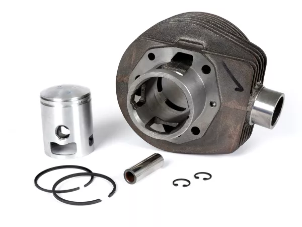Cilindro -PIAGGIO 125 ccm 3 canali (lavorato per cassa motore PX80)- Vespa PX80 (è necessario l'albero motore PX125)
