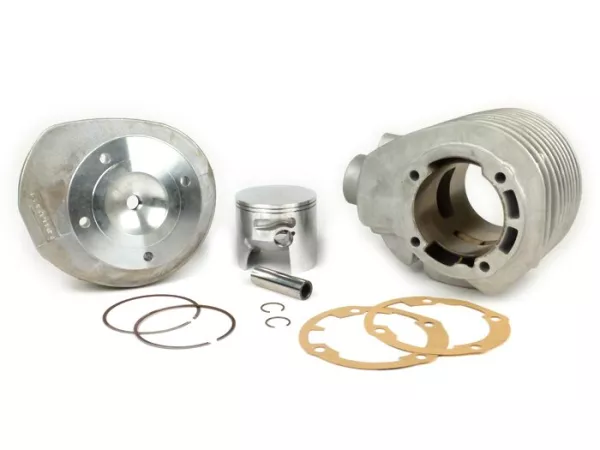 Cilindro -QUATTRINI M232, Ø=72mm, corsa=57mm, lunghezza biella=126mm, 232 ccm- Vespa Rally200, PX200, Cosa200 - è richiesto un albero motore speciale