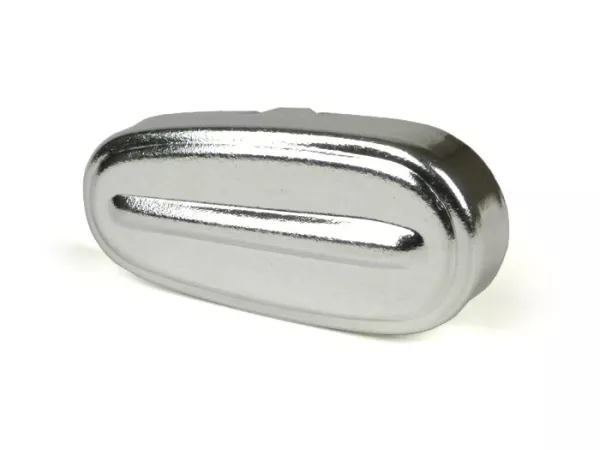 Capot de balancier de fourche -QUALITÉ OEM- Vespa V50, ET3, PV125 - aluminium, chromé