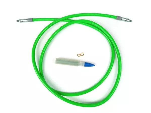 Latiguillo de freno -SPIEGLER MODULAR (sin racores)- Vespa, Lambretta - verde - 1400mm