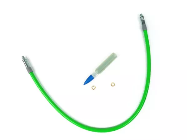 Latiguillo de freno -SPIEGLER MODULAR (sin racores)- Vespa, Lambretta - verde - 500mm