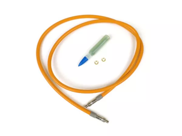 Latiguillo de freno -SPIEGLER MODULAR (sin racores)- Vespa, Lambretta - naranja - 1200mm