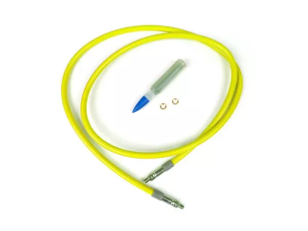 Latiguillo de freno -SPIEGLER MODULAR (sin racores)- Vespa, Lambretta - amarillo - 1200mm