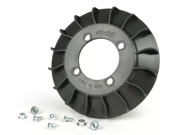 Flywheel fan -POLINI- Vespa V50, PV125, ET3, PK S (spare part for ignition P1710545)