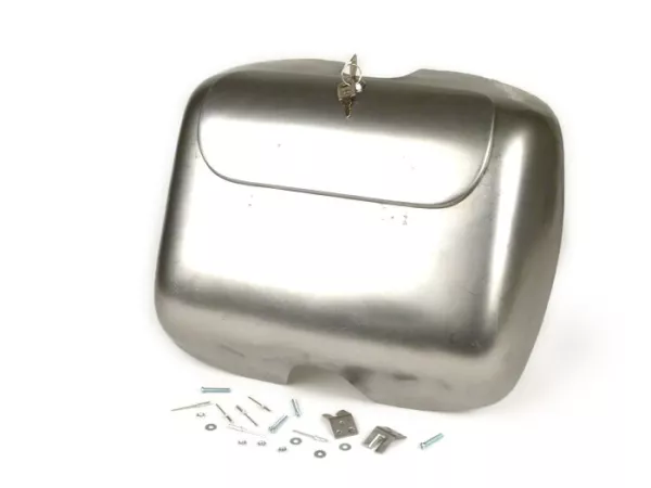 Glove box -IMPORT- conversion Vespa PX to VBB/GS160 -oiled bare metall