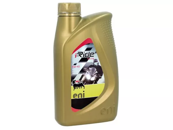Öl - Motoröl -ENI (AGIP) I-Ride PG- 4-Takt SAE 5W-40 synthetisch - 1000ml - Eni Empfehlung für Vespa GT/GTS/GTV125-300, LX/LXV125-150