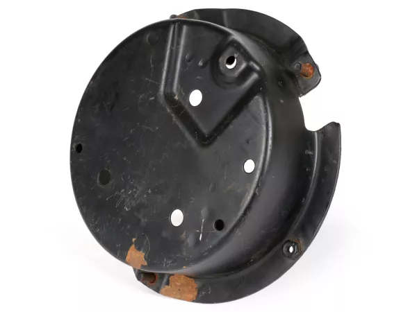 Spare wheel holder with battery holder (under side cover left) -LML (NOS)- LML Sensation also suitable for Vespa PK50XL2, PK50 HP, PK125XL2