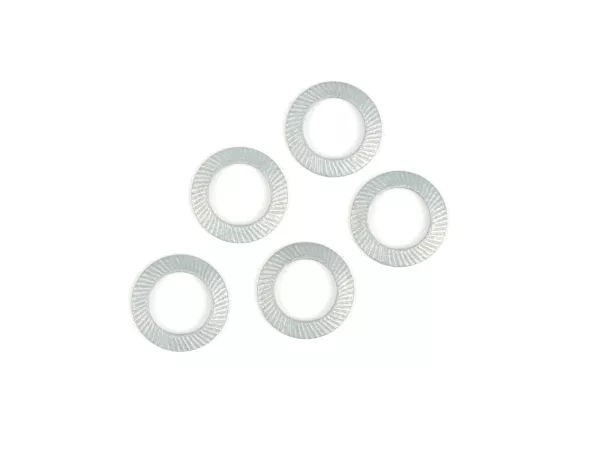 Trekring - Schnorr ring - Borgring -DIN 6796- Veerstaal, gegalvaniseerd - M7 - 5 stuks
