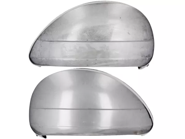 Side panel set -PREMIUM QUALITY- Vespa PX80, PX125, PX150, PX200, T5 125cc (models w/o indicators) - external fastener