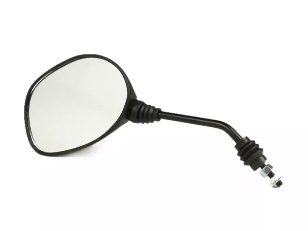 Mirror -OEM QUALITY- Piaggio TPH, NRG, NRG mc², NTT - black - left - M8 right hand thread