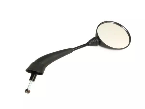 Espejo -CALIDAD OEM- Piaggio Liberty 50 (ZAPC15, ZAPC282), Liberty 125 (ZAPM11, ZAPM22), Liberty 150 (ZAPM22) - negro - izquierdo