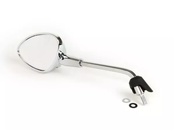 Mirror -OEM QUALITY- Vespa Sprint 50 (ZAPC53), Sprint 125 (ZAPM81) - chrome - lhs