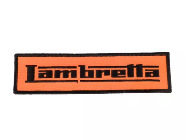 Parche - Parche -LAMBRETTA- naranja - 150x40mm