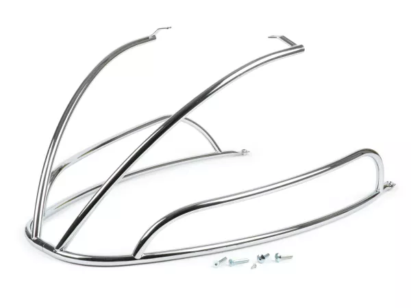 Crash bar achter -FA ITALIA- Vespa Primavera 50 (ZAPC53100, ZAPC53200), Vespa Primavera 125 (ZAPM81100), Vespa Primavera 150 (ZAPM81200), Vespa Sprint 50 (ZAPC53101, ZAPC53201), Vespa Sprint 125 (RP8M82111, ZAPM81300, ZAPM81301) - chroom