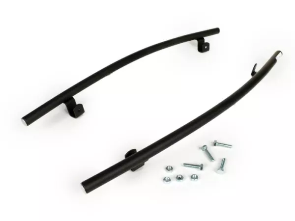 Crash bar rear (small version) -FA ITALIA- Vespa Primavera 50 (ZAPC53), Vespa Primavera 125 (ZAPM81100), Vespa Primavera 150 (ZAPM81200), Vespa Sprint 50 (ZAPC53), Vespa Sprint 125 (RP8M82111, ZAPM81) - matt black