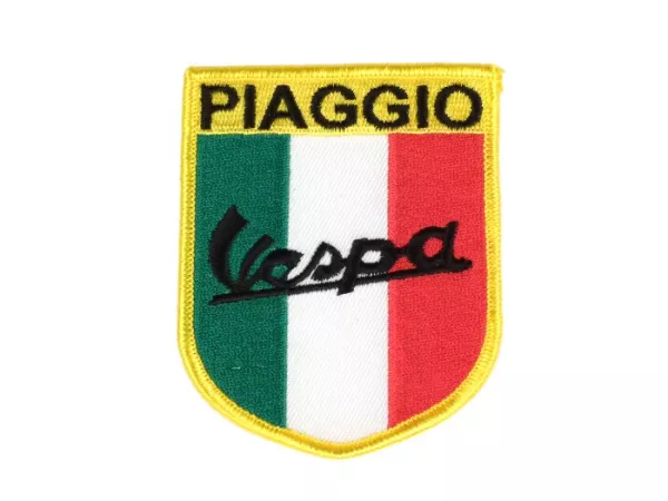 Aufnäher - Patch -PIAGGIO Vespa (tricolore)- 65x80mm
