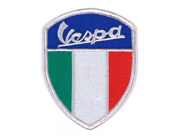 Patch -VESPA (tricolore)- 65x85mm