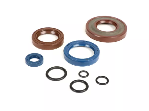 Juego de retenes -CORTECO FKM- Vespa PK125 XL2, PK125 ETS - (Ø 24mm cono) - incl. juntas tóricas