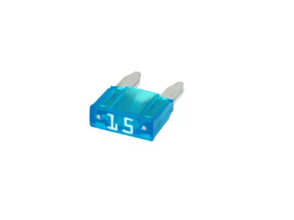 Säkring -Flatsäkring (typ MINI, FK1) -15A - turkos