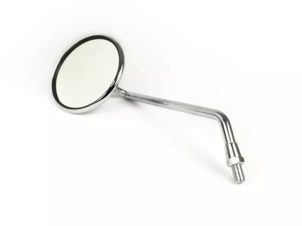 Spiegel -CUPPINI ohne Halter- Vespa 160mm, Ø=100mm, E2 (E-Prüfzeichen), M10x1,25mm, Chrom - links