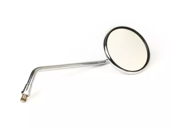 Rétroviseur -CUPPINI sans fixation- Vespa 160mm, Ø=100mm, E2 homologation européenne, M10x1,25mm, chromé - coté droit