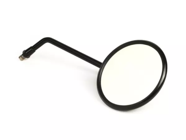 Cermin -CUPPINI tanpa dudukan- Vespa 160mm, Ø = 100mm, E2 (tanda-E), M10x1.25mm, hitam - kanan