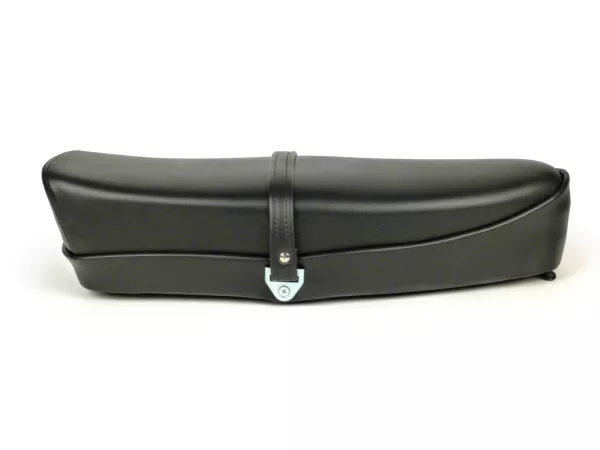 Zitbank -OEM KWALITEIT- Vespa V50S (V5SA2T Japan ), ET3 - zonder slot, met Piaggio belettering - ook geschikt voor V50, 50N, V90, PV125