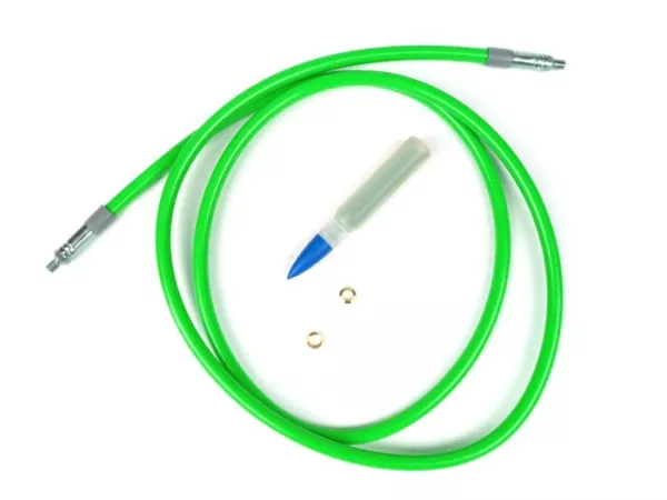 Latiguillo de freno -SPIEGLER MODULAR (sin racores)- Vespa, Lambretta - verde - 1320mm