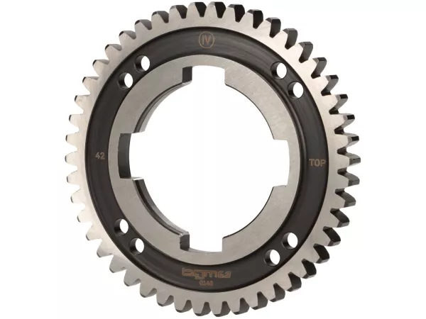 Växel 4 -BGM PRO, 4-växlad växellåda- Vespa PK S, PK XL1, PK XL2, ETS, V50 (V5A1T från nr 69444), Special (V5B3T från nr 94315), Elestart (V5B4T från nr 1514), PV125 (VMA2T från nr 150203), ET3 (VMB1T från nr 8161) - 46 tänder (std)