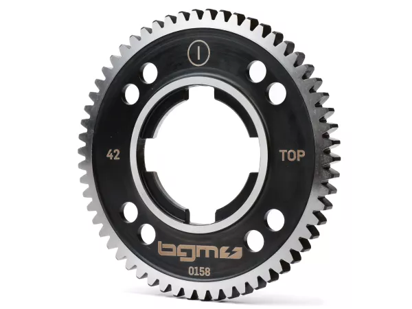Marcha 1 -BGM PRO, caja de cambios de 4 velocidades - Vespa PK S, PK XL1, PK XL2, ETS, V50 (V5A1T a partir del nº 69444), Special (V5B3T a partir del nº 94315), Elestart (V5B4T a partir del nº 1514), PV125 (VMA2T a partir del nº 150203), ET3 (VMB1T a part
