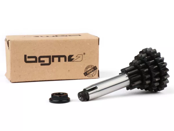 Gear cluster -BGM PRO Touring- Vespa V50, PV125, ET3, PK50, PK80, PK125 S-XL - 10-14-18-21 teeth (used with genuine gear box, short 4th gear)