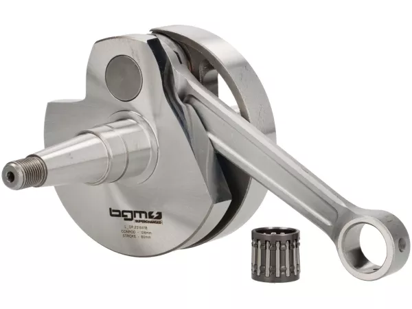 Poros engkol -BGM Pro (katup putar) langkah 60mm, batang penghubung 128mm, pin piston = Ø16mm- Vespa PX200, Rally200 (Ducati), Cosa200, Motovespa TX200 - cocok untuk silinder Quattrini M244 / VMC244
