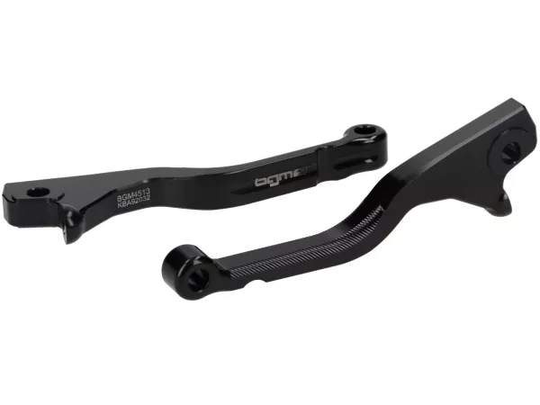 Set leva freno -BGM PRO CNC Sport, corta (130mm)- Vespa GTS 125-300 - (dal 2023 con impianto frenante Nissin)- nero lucido - ABE