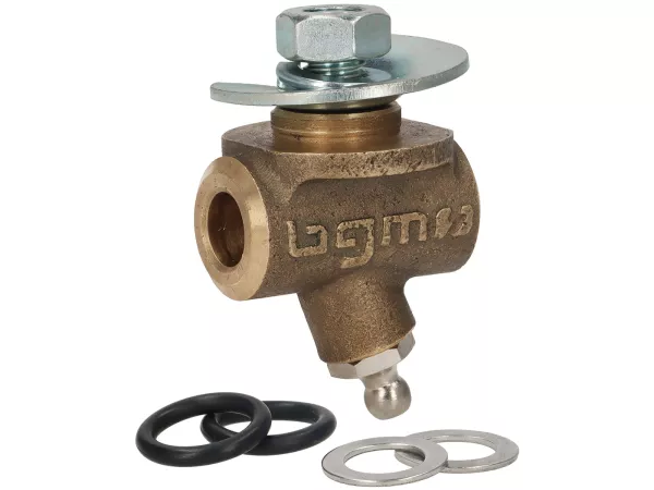 Spring bracket set (incl. spring plate and grease nipples) for front shock absorber, base fork/fork link (incl. needle roller bearing) -BGM PRO- Largeframe Sprint (VLB1T), Rally (VSD/VSE), GT/GTR125 (VNL2T), Super (VNC/VBC), TS125 (VNL3T), VNA, VNB, VBA,