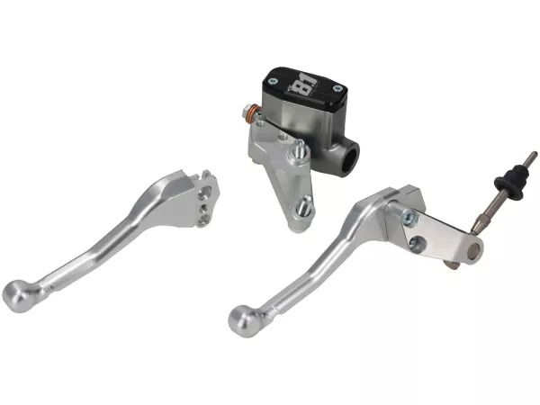 Bremspumpe vorne -8.1 OTTOPUNTOUNO- Kolben Ø=11mm, CNC - Vespa​ V50 Special, V50 Elestart- rechts, Silbern